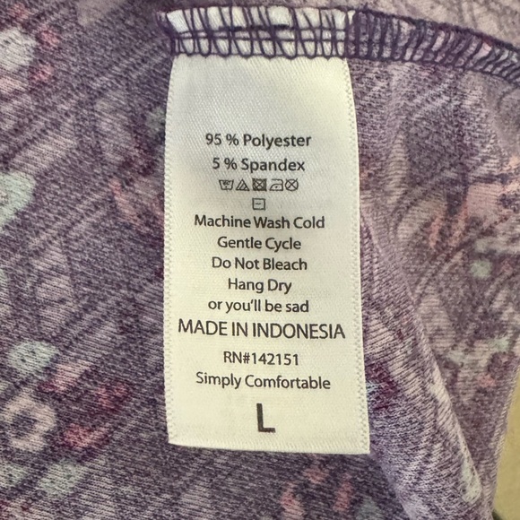 LuLaRoe Amelia Short Sleeve Dress with pockets women’s size large - Picture 9 of 13